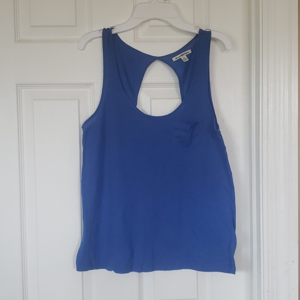 Blue tank